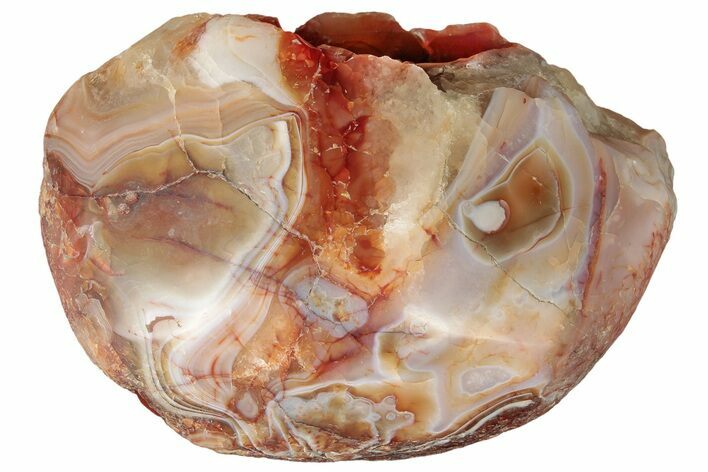 Polished Banded Lake Superior Agate - Minnesota #189419